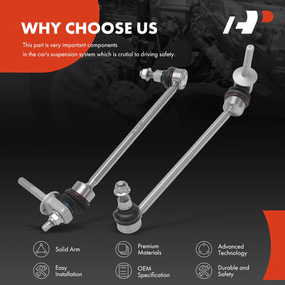2X Front Sway Bar Link for Mercedes-Benz GLC300 GLC43 AMG (2016–2021)