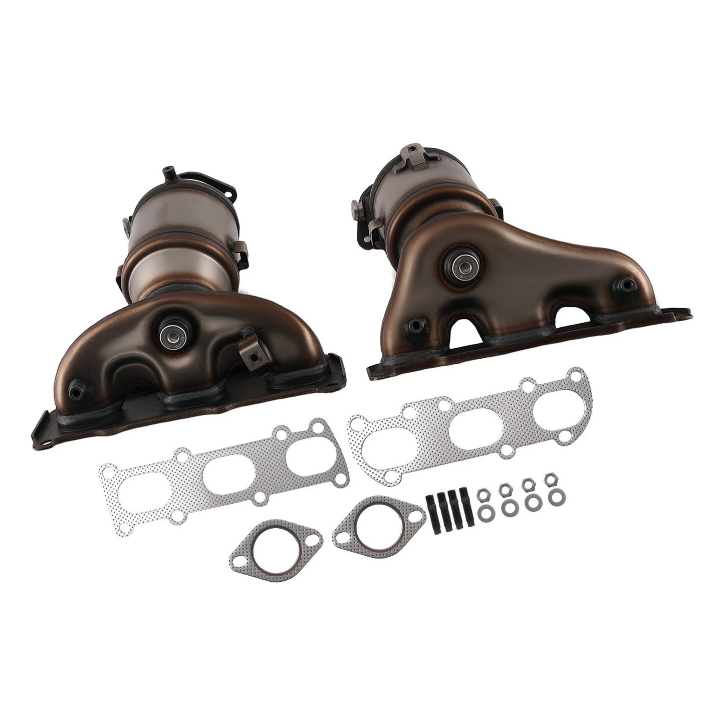 2PCS LH & RH Catalytic Converter for Hyundai Santa Fe 3.3L V6 (2013–2018)