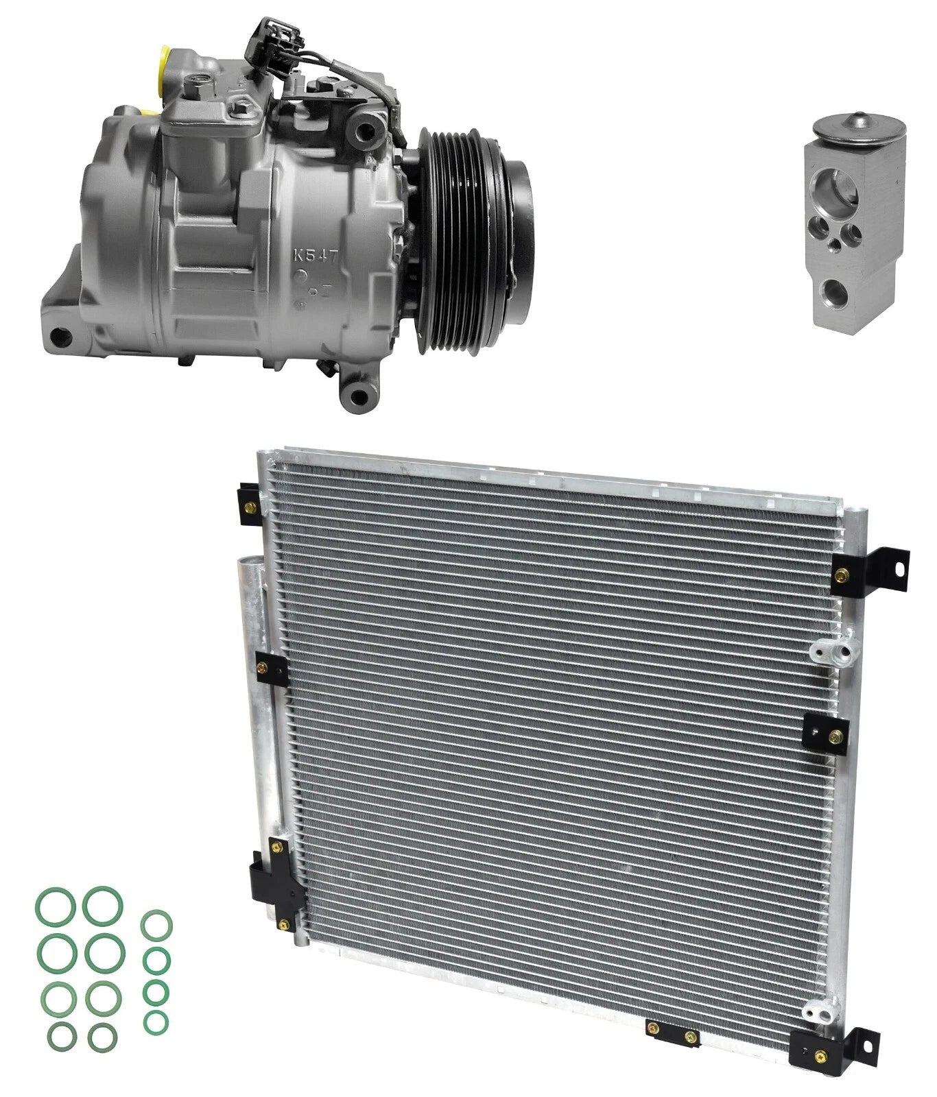 A/C Compressor Kit with Condenser for Cadillac STS 4.4L (2005–2011)