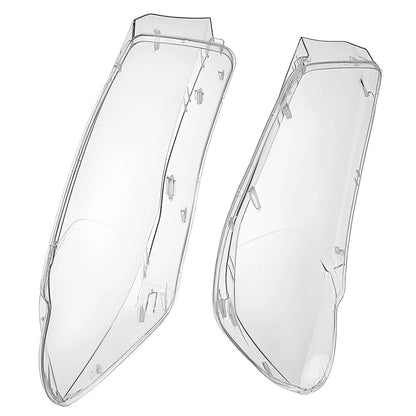 Front Headlamp Lens Covers Pair for BMW X5 F15 X6 F16 (2014–2018)