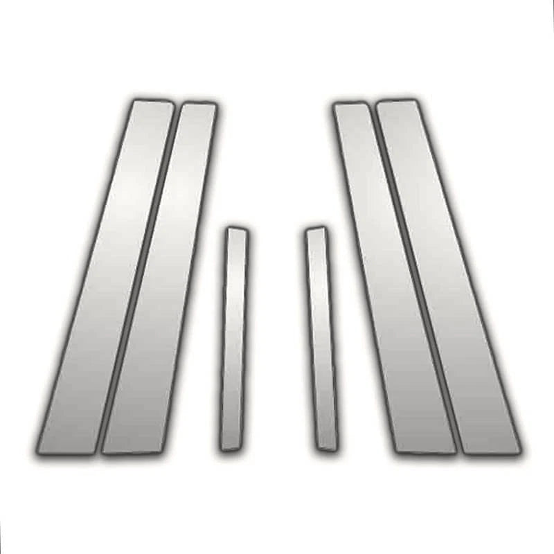6Pc Chrome Pillar Post Covers Replacement for Nissan Altima (1993–1997)