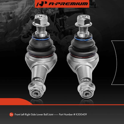 2X Front Lower Ball Joints for Mercedes-Benz W204 CLS400 CLS550 E250 (2009–2016)