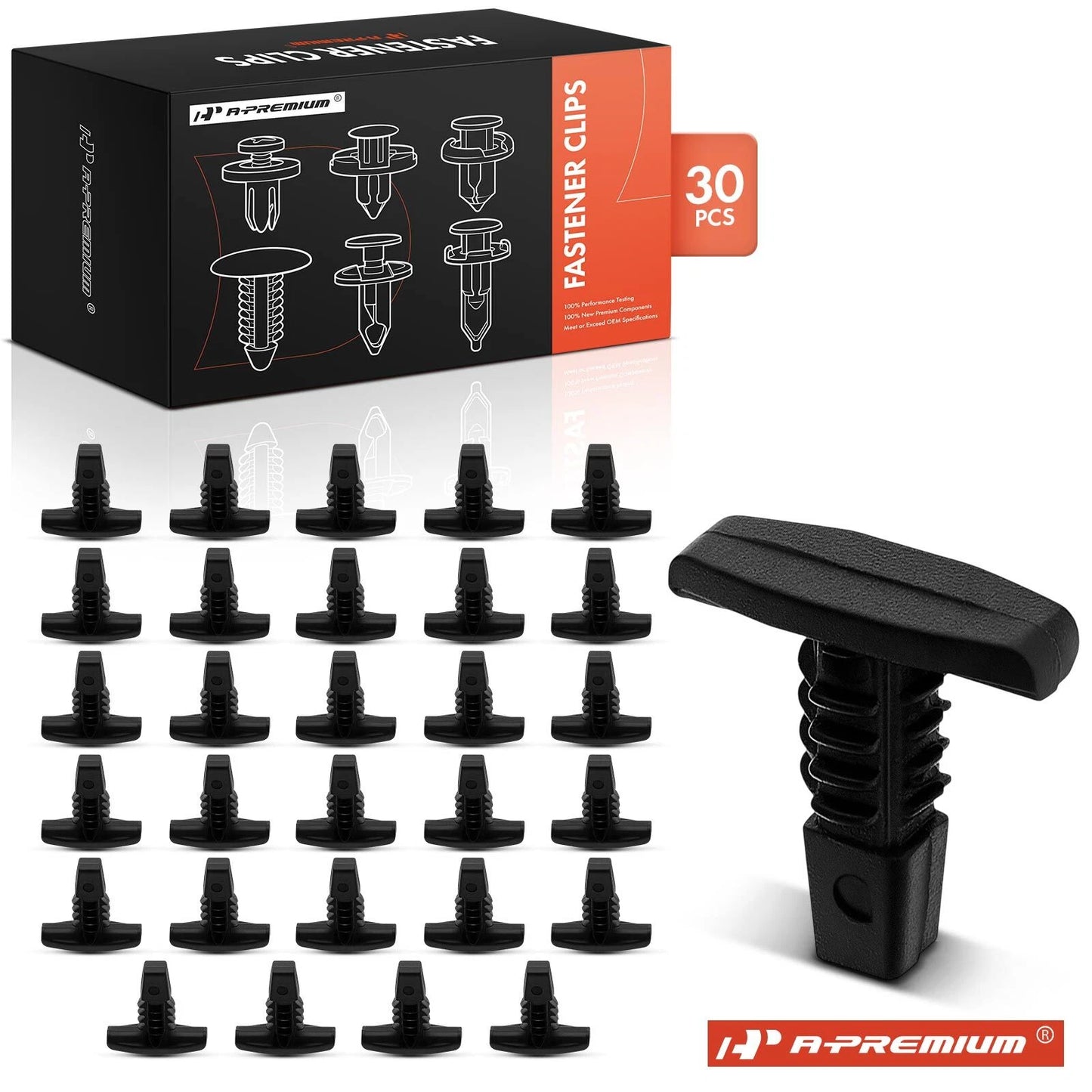 30Pcs Nylon Weatherstrip Retainer Clips for Chevy