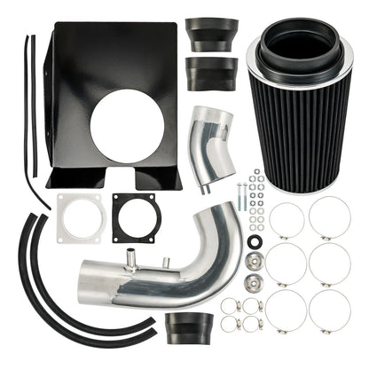 Cold Air Intake Kit for 97-98 Ford F-150 4.6L (4 in) + Black Filter
