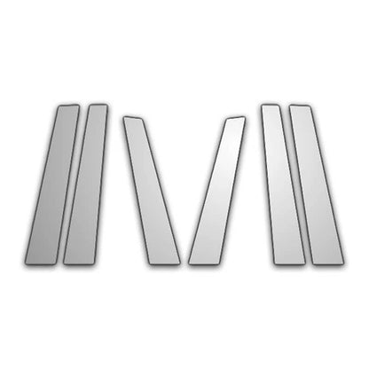 6Pc Chrome Pillar Post Covers for 04-08 Chrysler Pacifica - P2224