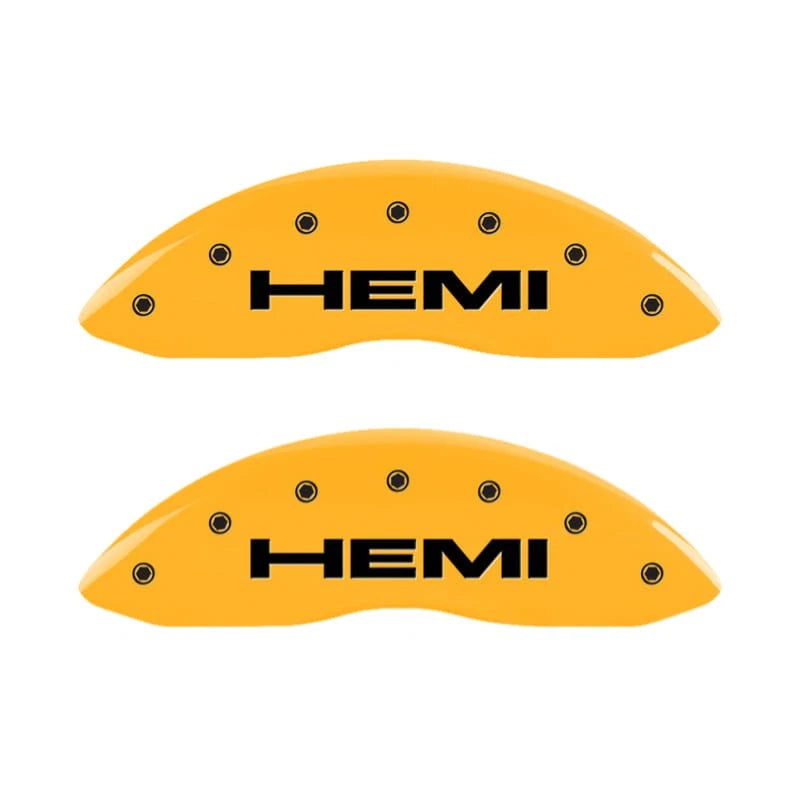 Caliper Covers Set of 4 Engraved Hemi for 2022–2024 Jeep Wagoneer