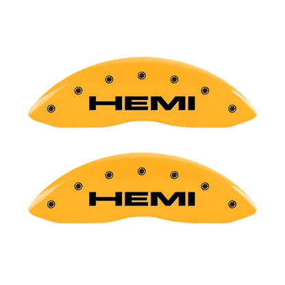 Caliper Covers Set of 4 Engraved Hemi for 2022–2024 Jeep Wagoneer