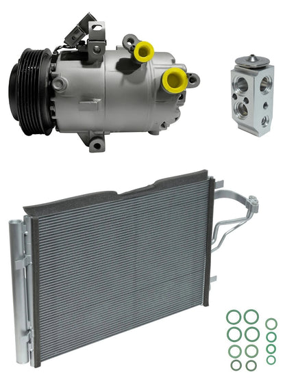AC Compressor Kit With Condenser for Kia Forte 2.0L (2016–2018)