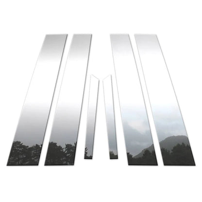 6Pc Chrome Pillar Post Covers for 02-07 Cadillac Cts - Upgrade Your Auto P1454