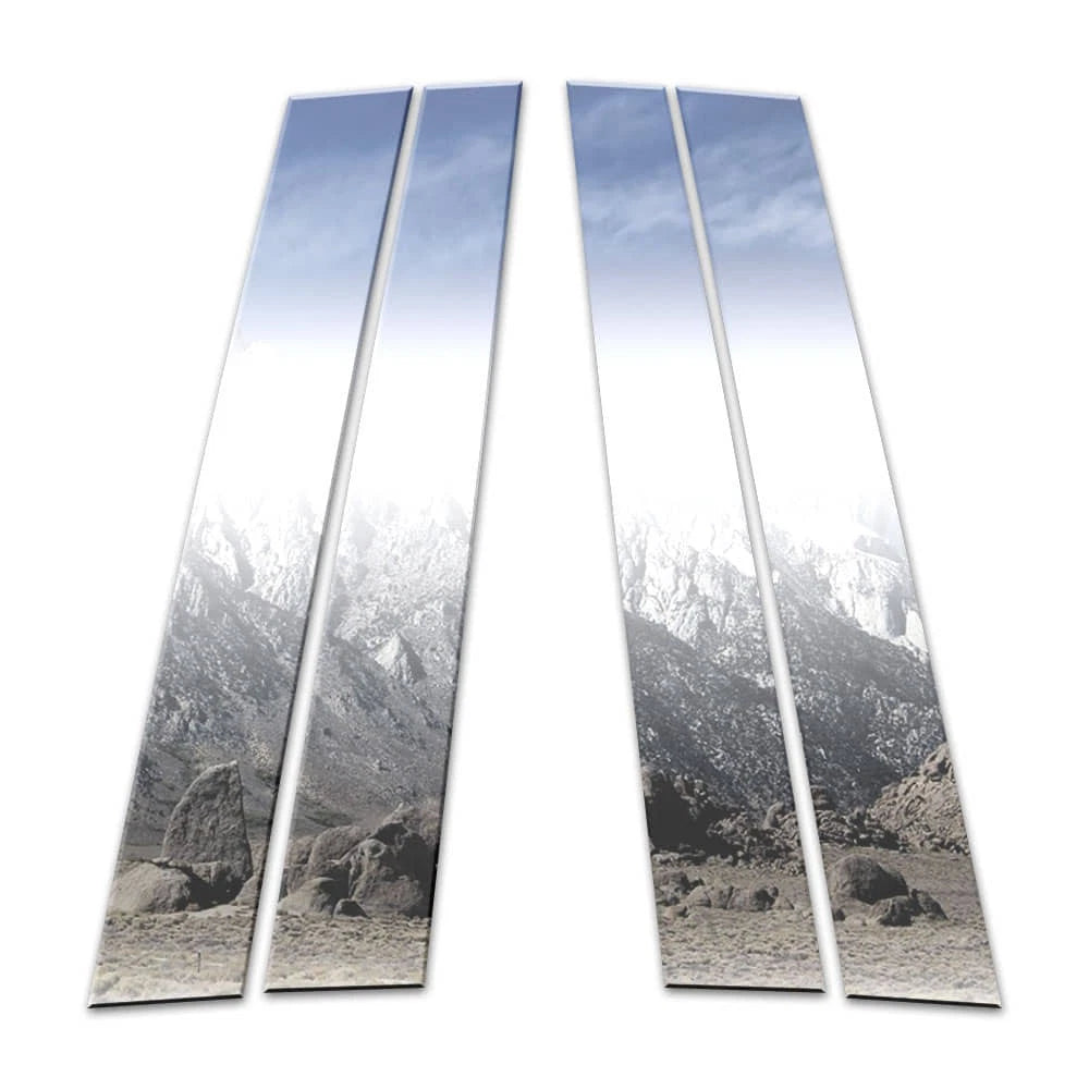 Chrome Pillar Post Covers 4Pc Replacement for Volvo XC90 (2003–2015)
