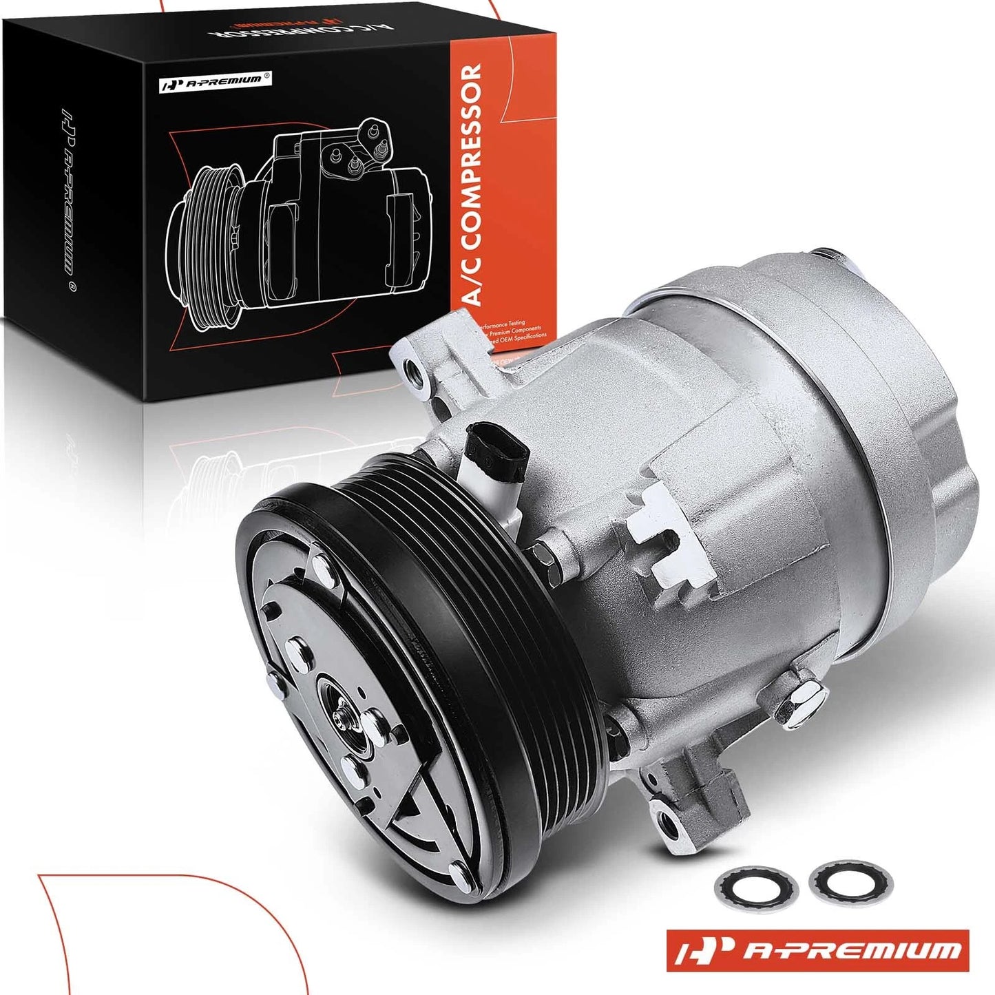 A/C Compressor with Clutch for Chevrolet Beretta Corsica (1992–1993)