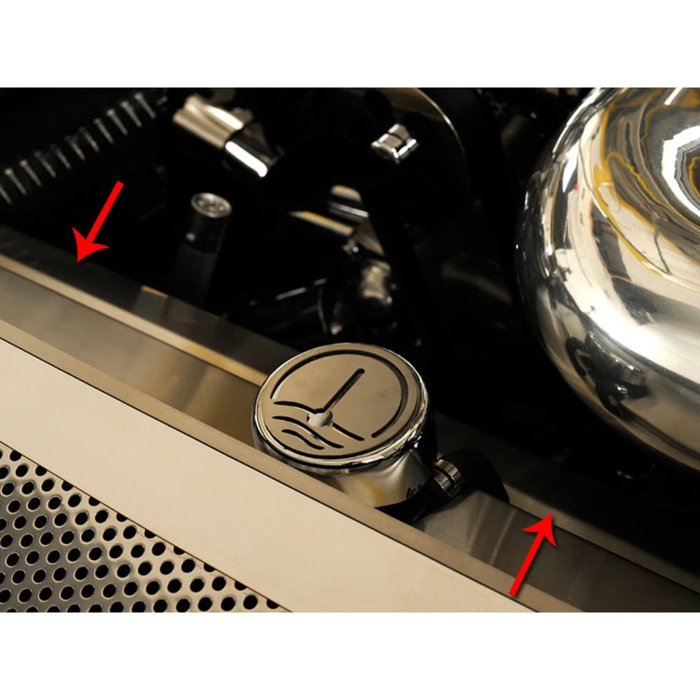 Brushed Stainless Radiator Cap Replacement for 2010–2015 Camaro