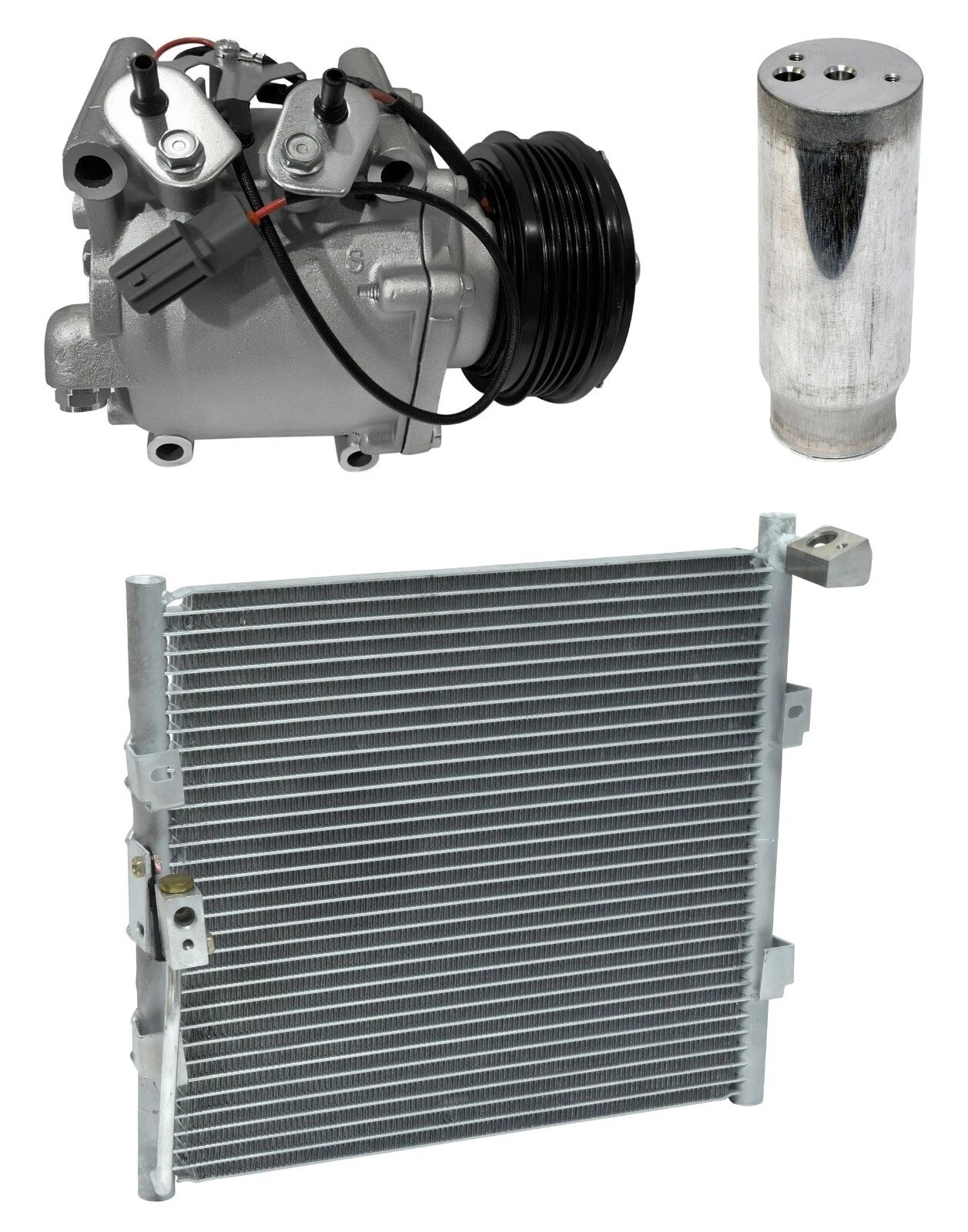 AC Compressor Kit With Condenser for Honda Civic 1.6L (1994–2000)
