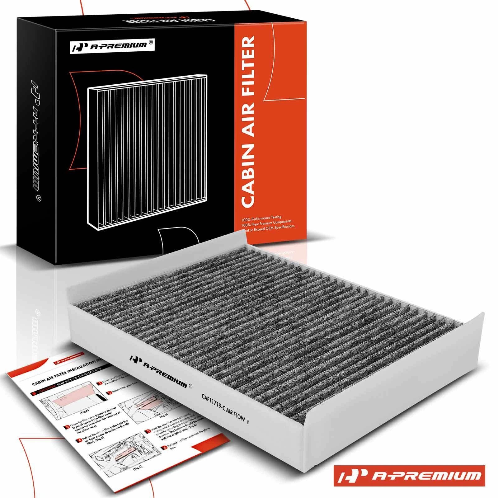Activated Carbon Cabin Air Filter for Mercedes-Benz C400 E450 (2015–2019)