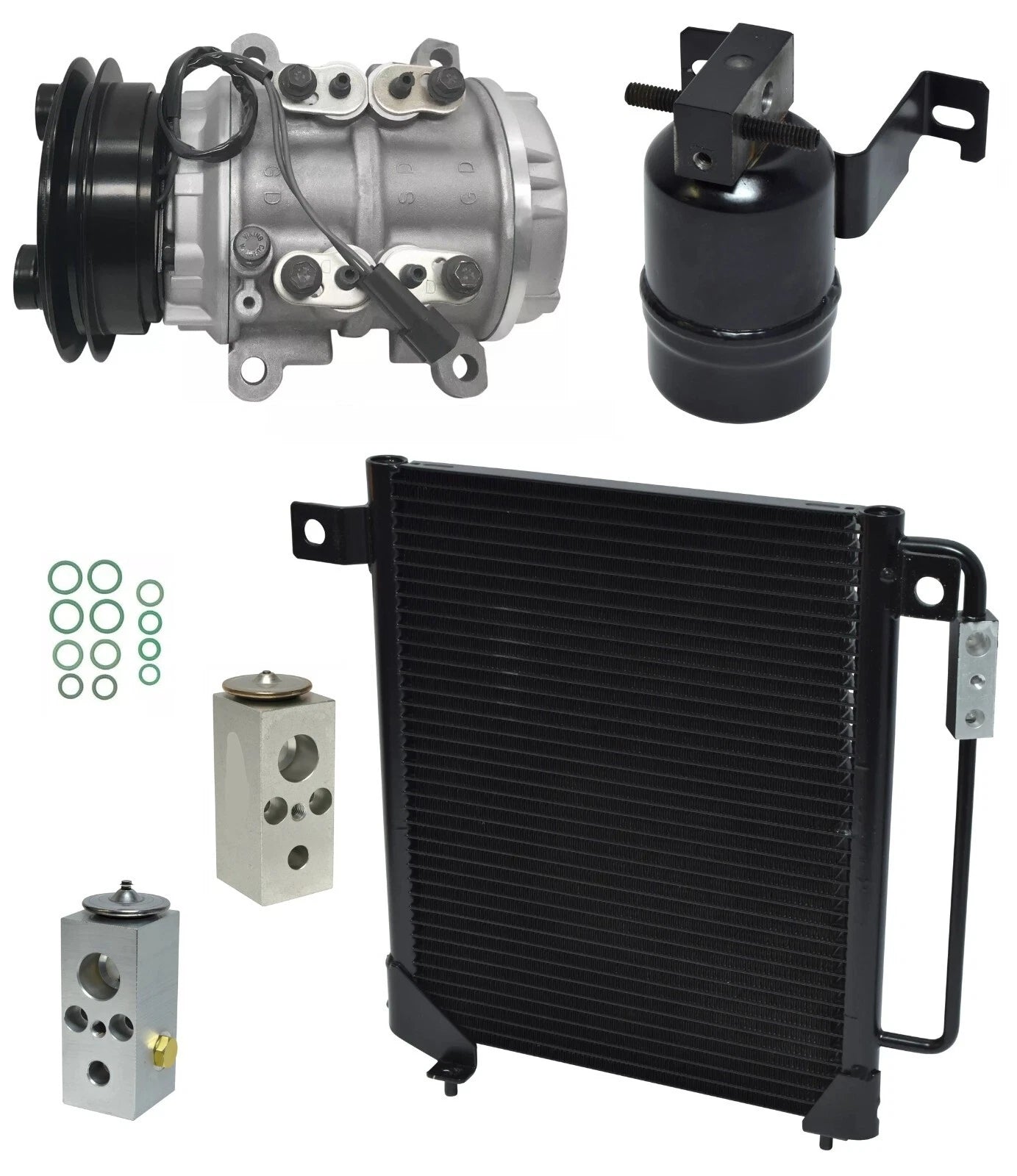 A/C Compressor Kit with Condenser for Plymouth Voyager 2.5L (1990–1990)