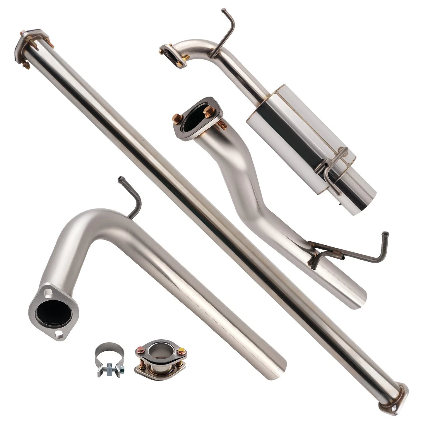 4in Tip Catback Exhaust System for Honda Accord (1998–2002) 2.3L SE/EX-R