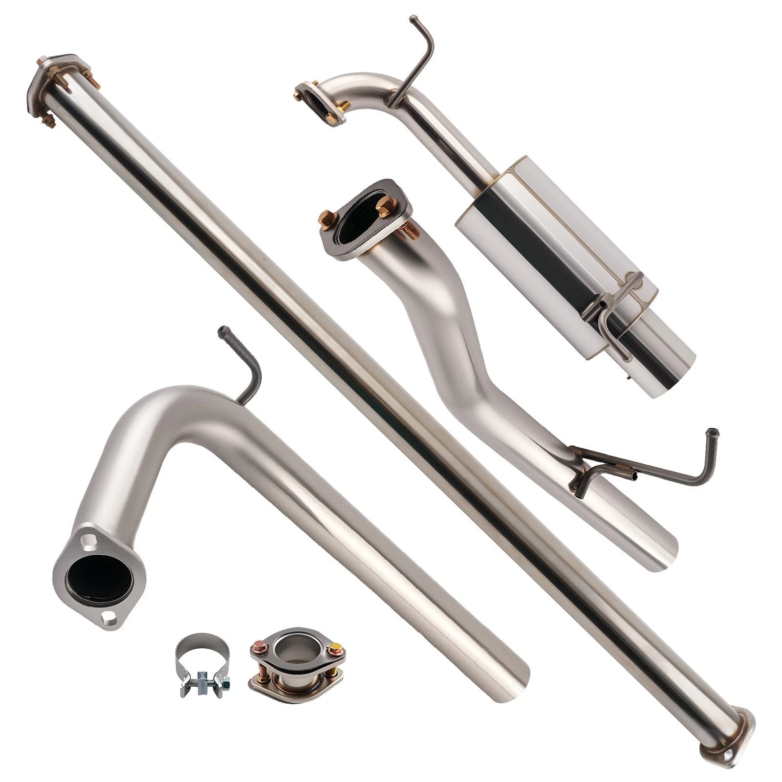 4in Tip Catback Exhaust System for Honda Accord (1998–2002) 2.3L SE/EX-R