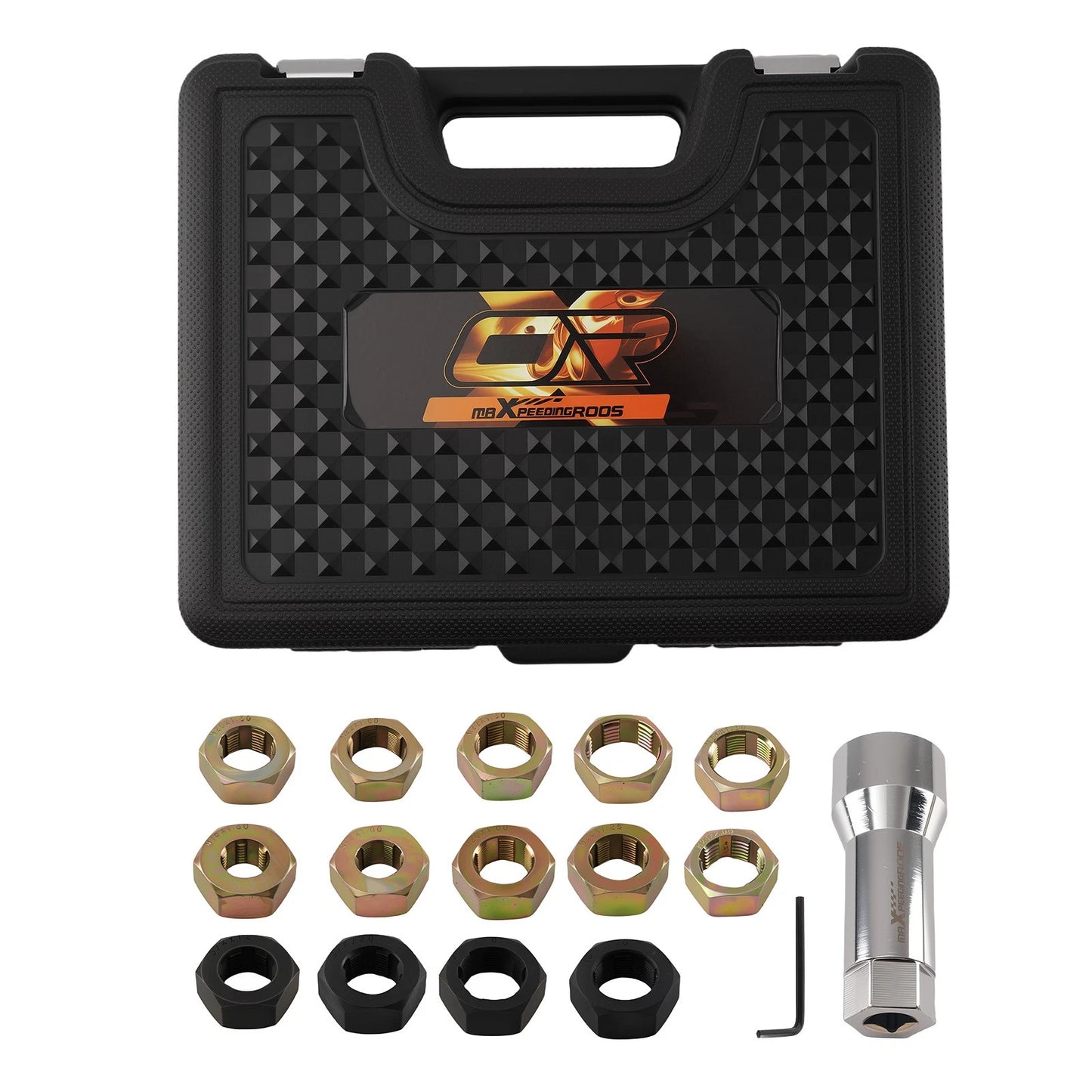 Axle Spindle Thread Restorer Set for M16–M27 SAE Metric (Repair Tool Kit)