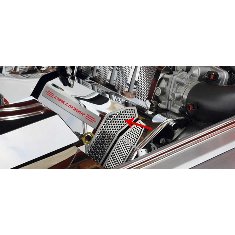 Fuel Rail Covers with Green LED for Dodge Challenger SRT8 (2008–2010)