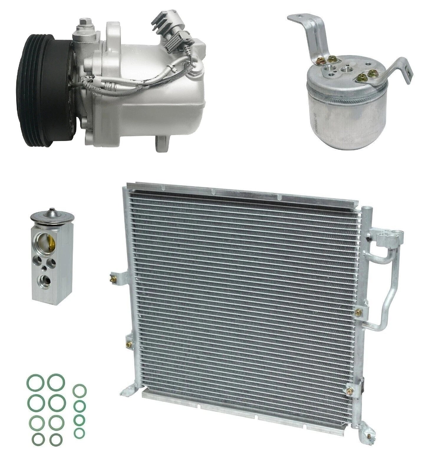 AC Compressor Kit With Condenser for BMW 318ti 1.9L (1998–1999)