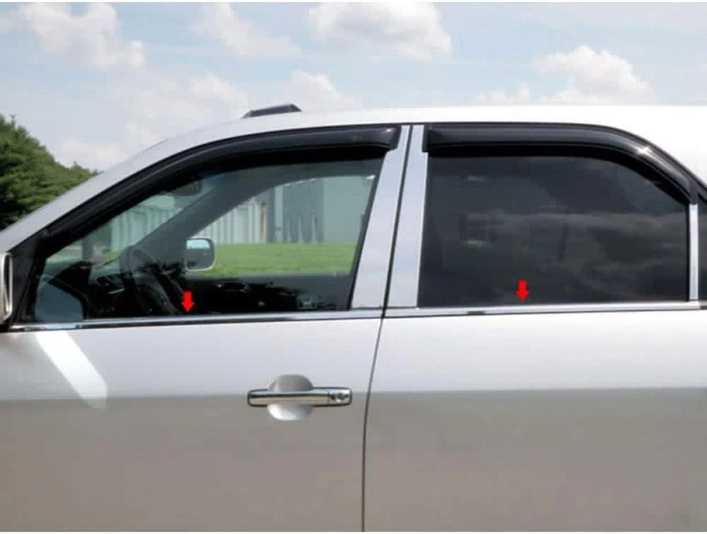 4pc. Luxury FX Chrome Window Sill Trim for 2001-2006 Acura MDX