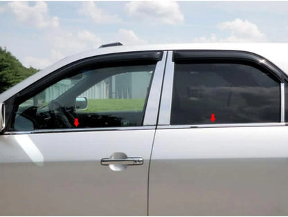 4pc. Luxury FX Chrome Window Sill Trim for 2001-2006 Acura MDX