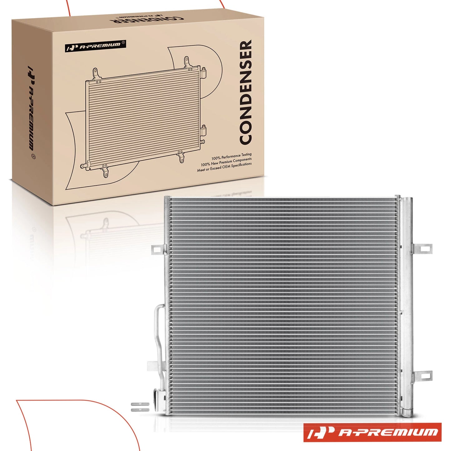 A/C Condenser with Bracket & Receiver Drier for Chevy Traverse (2018–2019)