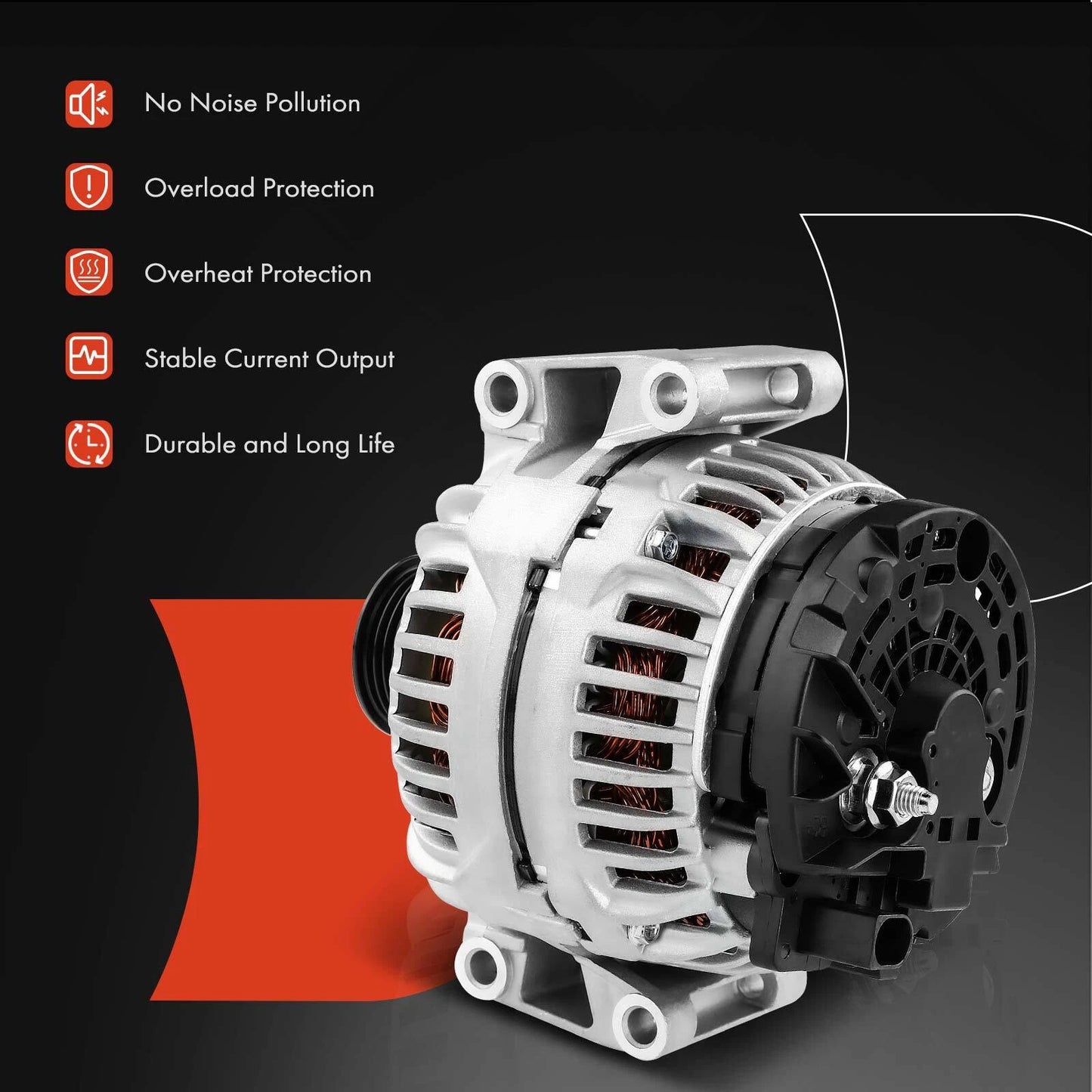 Alternator for Mercedes-Benz C300, GLK350 (2009–2012) 150A