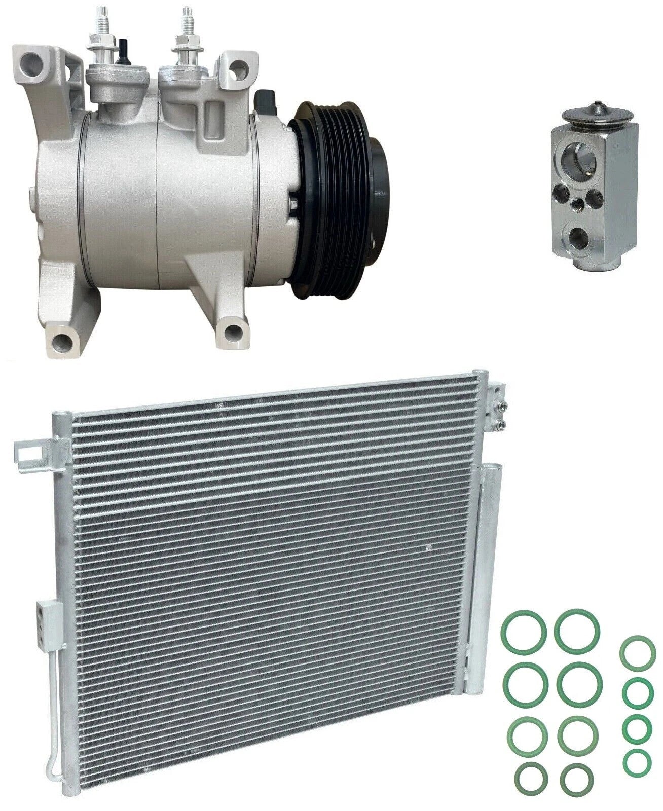 AC Compressor Kit with Condenser for Jeep Grand Cherokee 3.6L (2014)