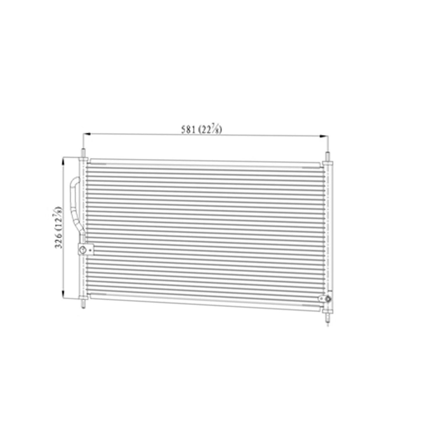 A/C Condenser Replacement Repair Part for Acura Integra (1994–2001)