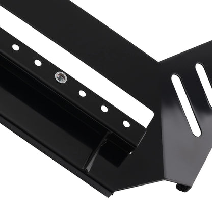 Flat Mount Support for Starlink Gen 3 for RV Vans, Boats (Black Steel)