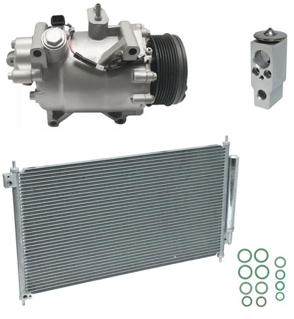 A C Compressor Kit With Condenser for Honda Civic Sedan 2.4L (2012–2015)