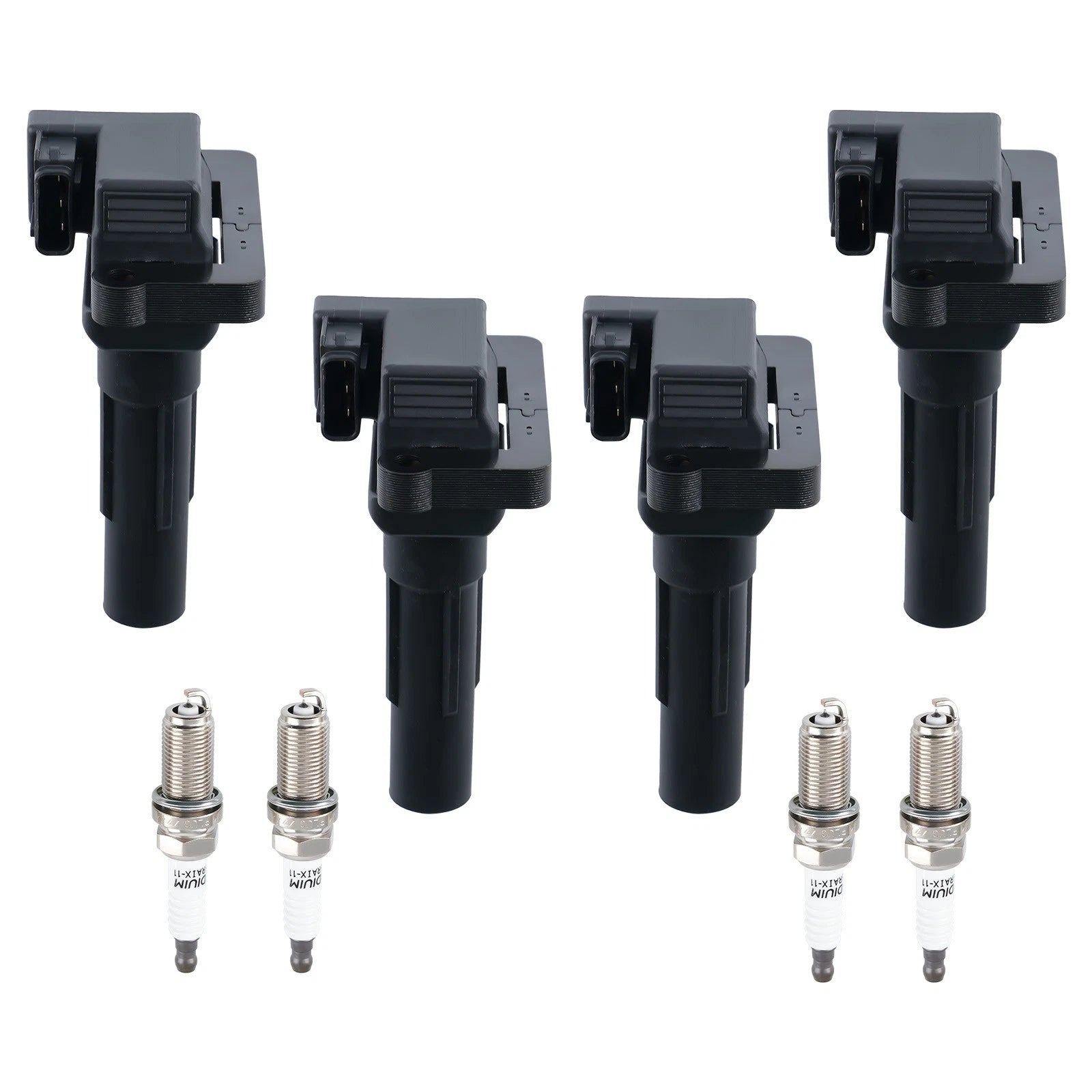 Ignition Coils & Spark Plugs Set for 2010–2012 Subaru Legacy 2.5L Turbo H4