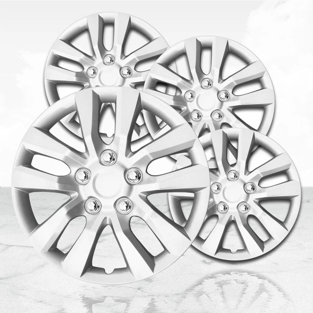 16 Inch Silver Hubcaps Wheel Covers Set of 4 for Nissan Altima (2019–2023)