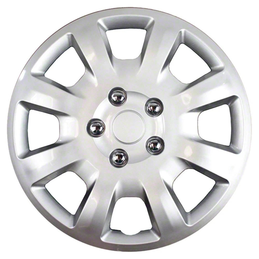 Hubcap Wheel Covers Set of Four 16 Inch Silver for Mitsubishi Galant (2006–2009)
