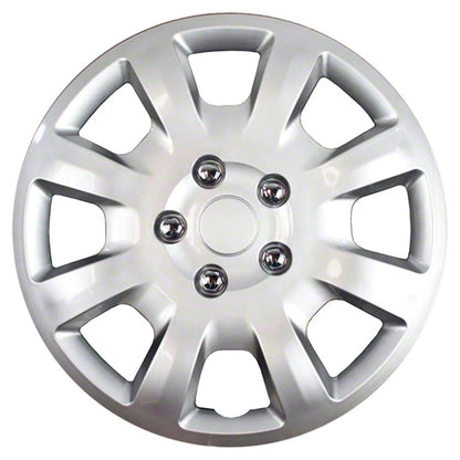 Hubcap Wheel Covers Set of Four 16 Inch Silver for Mitsubishi Galant (2006–2009)