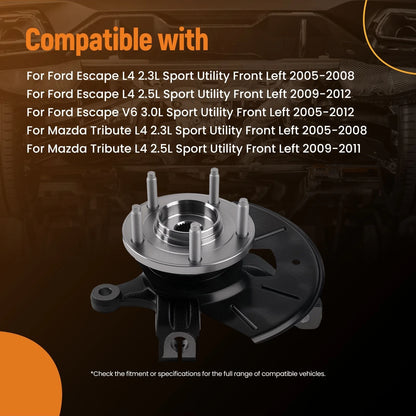 Front Left Steering Knuckle for Ford Escape (2005–2012)