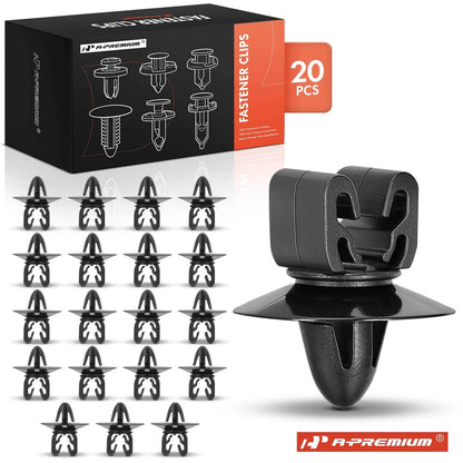 20Pcs 8mm Nylon Hood Release Cable Retainer for Chevy