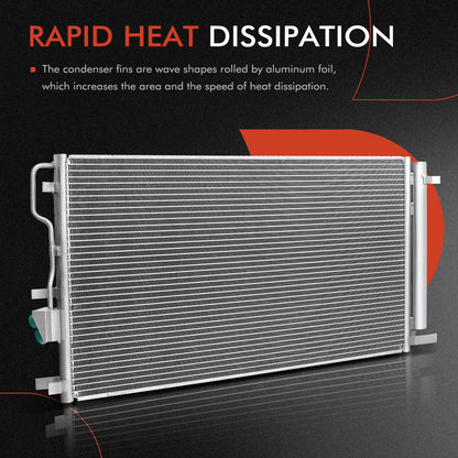 A/C Condenser with Receiver Drier for Chevy Cruze (2016–2019)