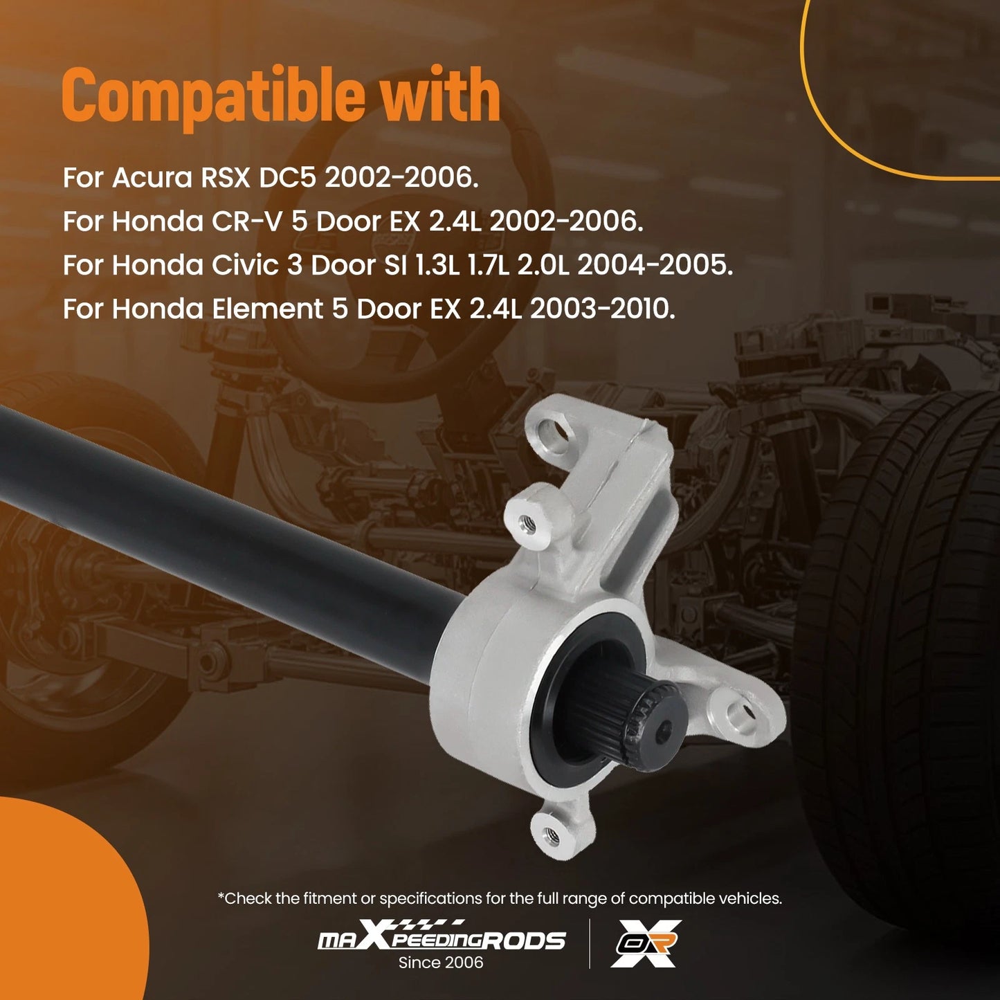 Intermediate Shaft for Honda CR-V Civic Acura RSX (2002–2006)