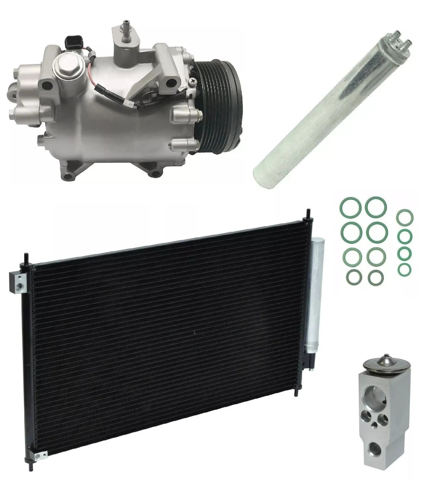 A/C Compressor Kit With Condenser for Acura ILX 2.4L (2015–2016)