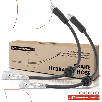 2X Front Brake Hydraulic Hose for Chevrolet Malibu (2013–2016)