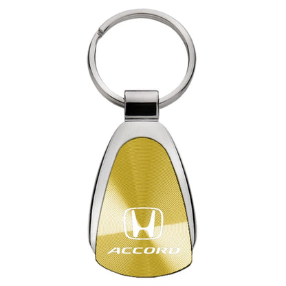 Gold Teardrop Keychain - Officially Licensed for Honda Accord