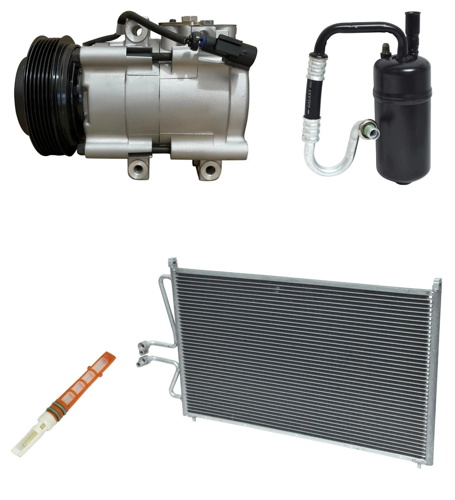 AC Compressor Kit With Condenser for Mercury Mariner 2.3L (2005–2010)