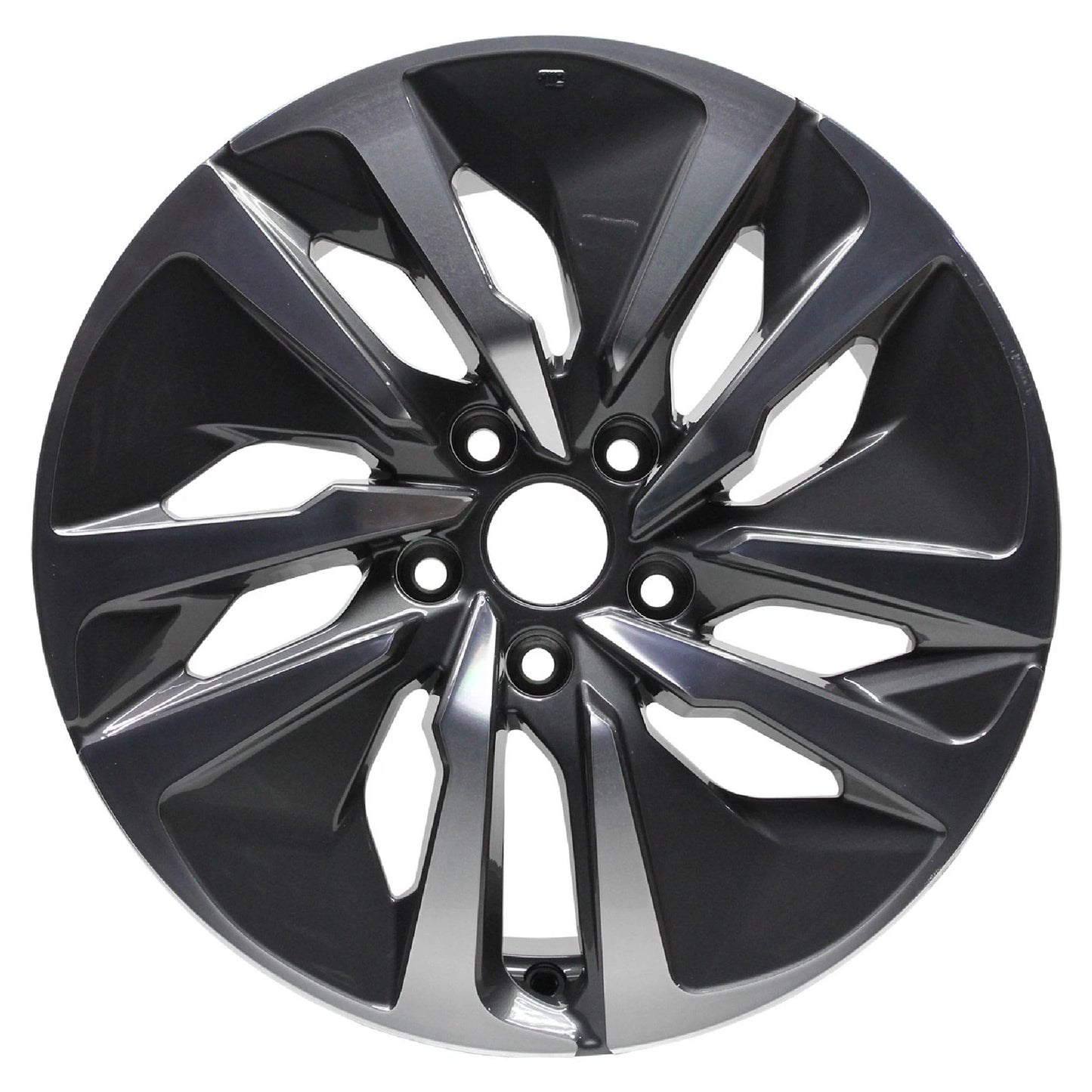 17" Mach'd w/Charcoal Rim by JTE Wheels for 18 Accord Hybrid w/o Turbo (17x7.5)