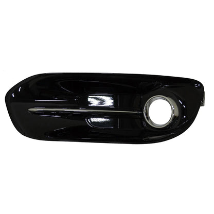 Fog Light Bezel Passenger Side Replacement Black Chrome for Ford F-150 (2015–2020)