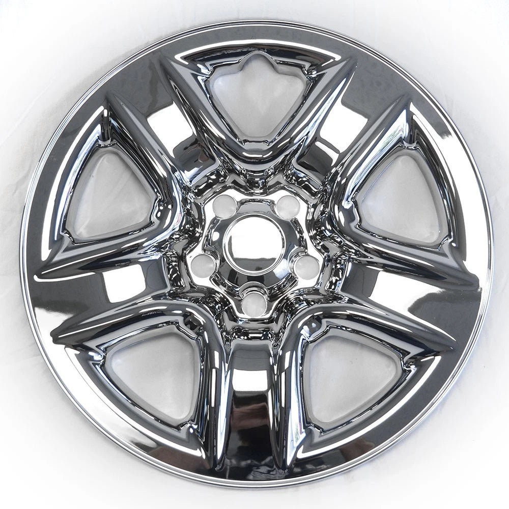 4 Wheel Skins Hub Caps Chrome Full Rim Covers for Toyota RAV4 (2006–2012)