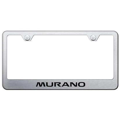 Brushed Stainless Steel License Plate Frame for Nissan Murano