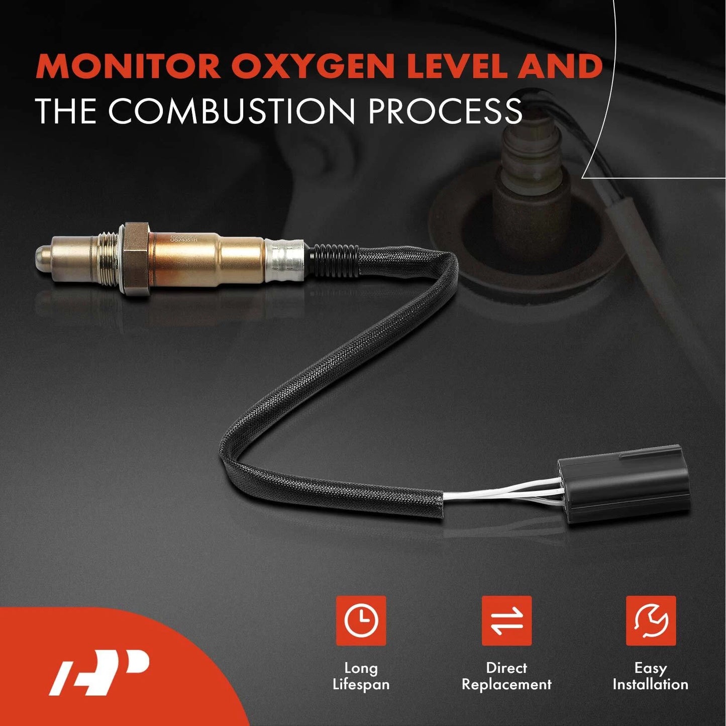 2X O2 Oxygen Sensors for Chevy Aveo (1999–2001)