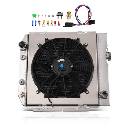 Aluminum Radiator Fan Shroud Kit for 1965–1966 Ford Mustang V8